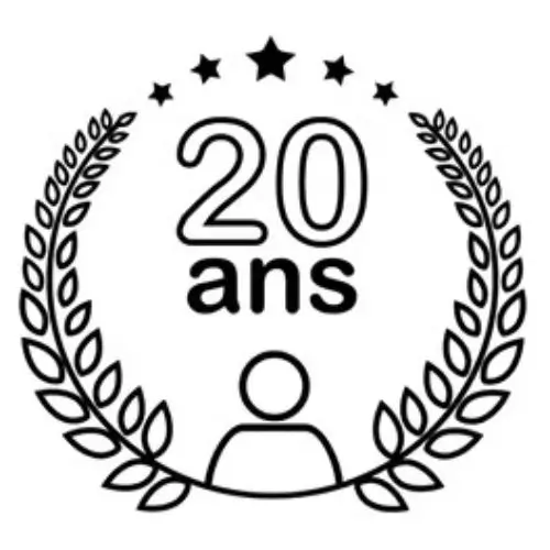 Icone 20 ans d'expérience