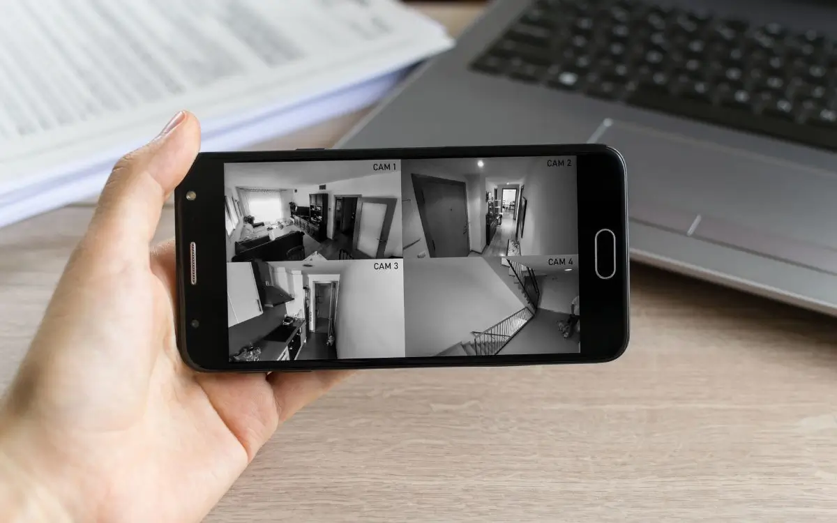 Application mobile de vidéosurveillance