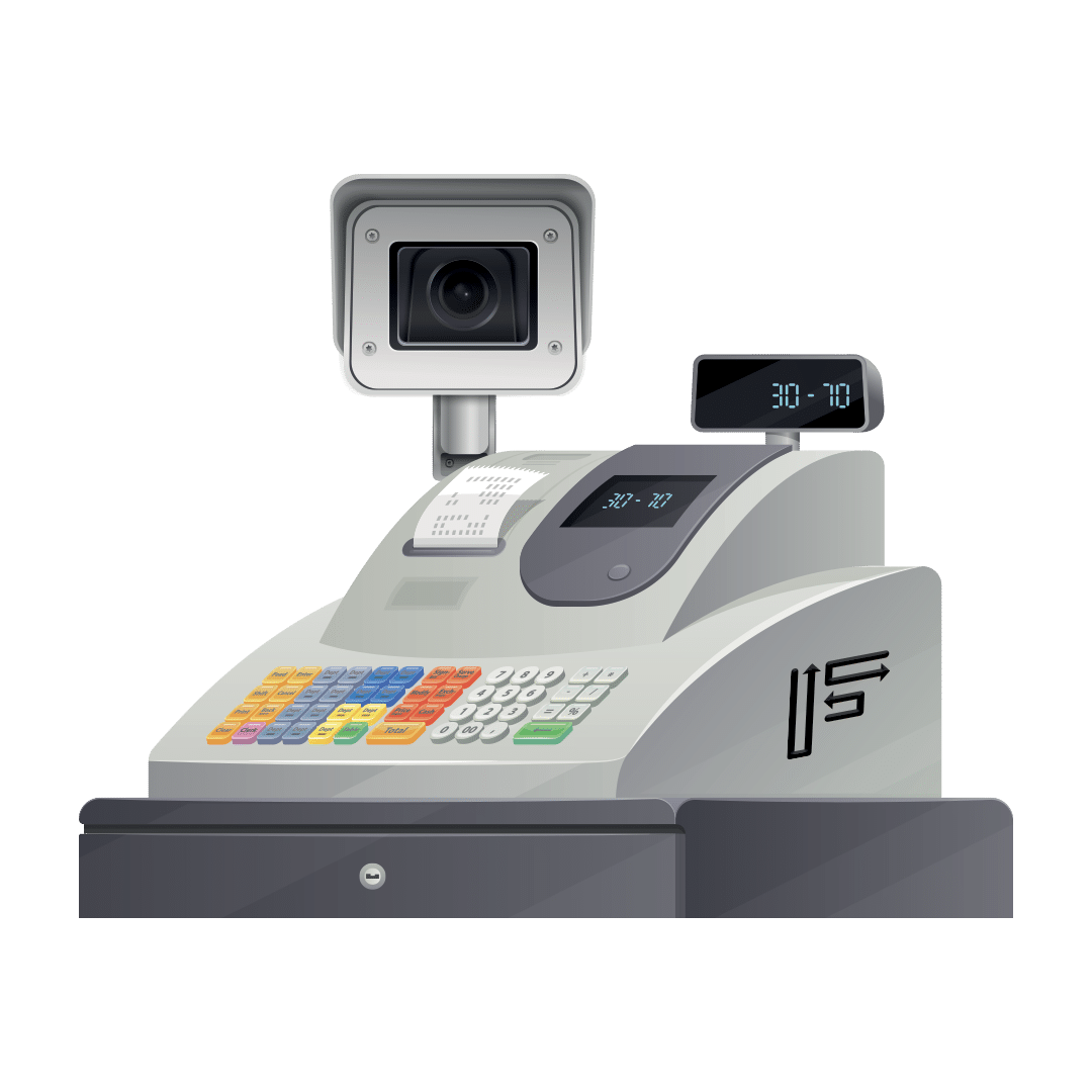 Solutions d'affichage de tickets de caisse sur la vidéosurveillance