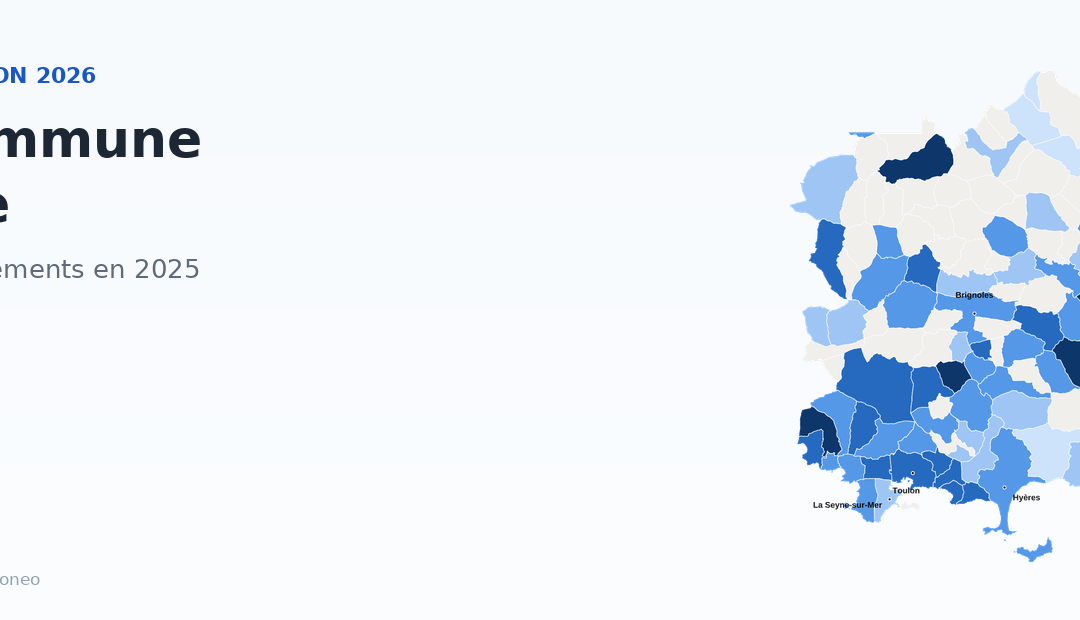 Carte du risque de cambriolage commune par commune dans le Var — Baromètre FOLONEO 2026