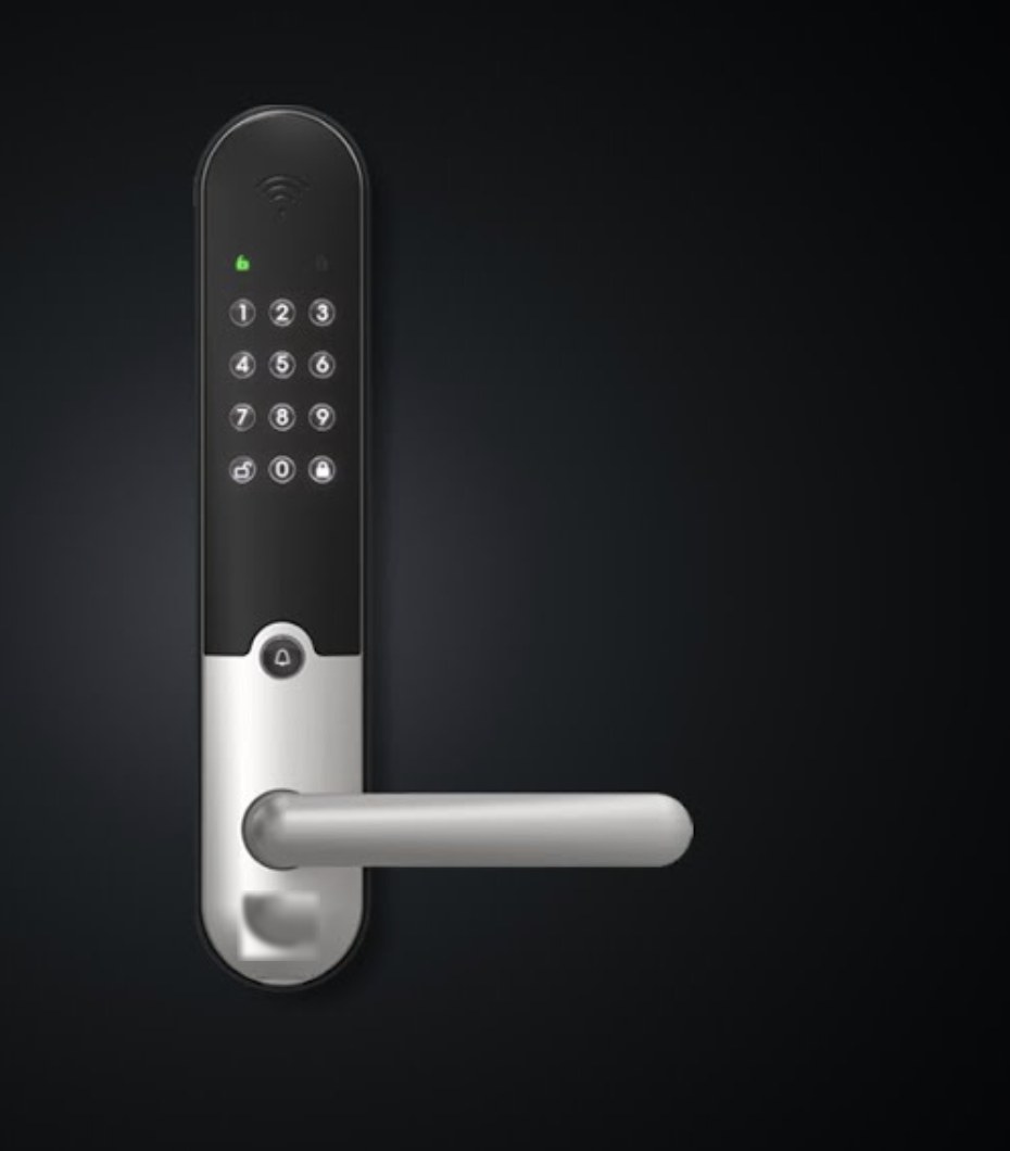 Serrure connectée à clavier compatible avec nos systèmes d'alarme